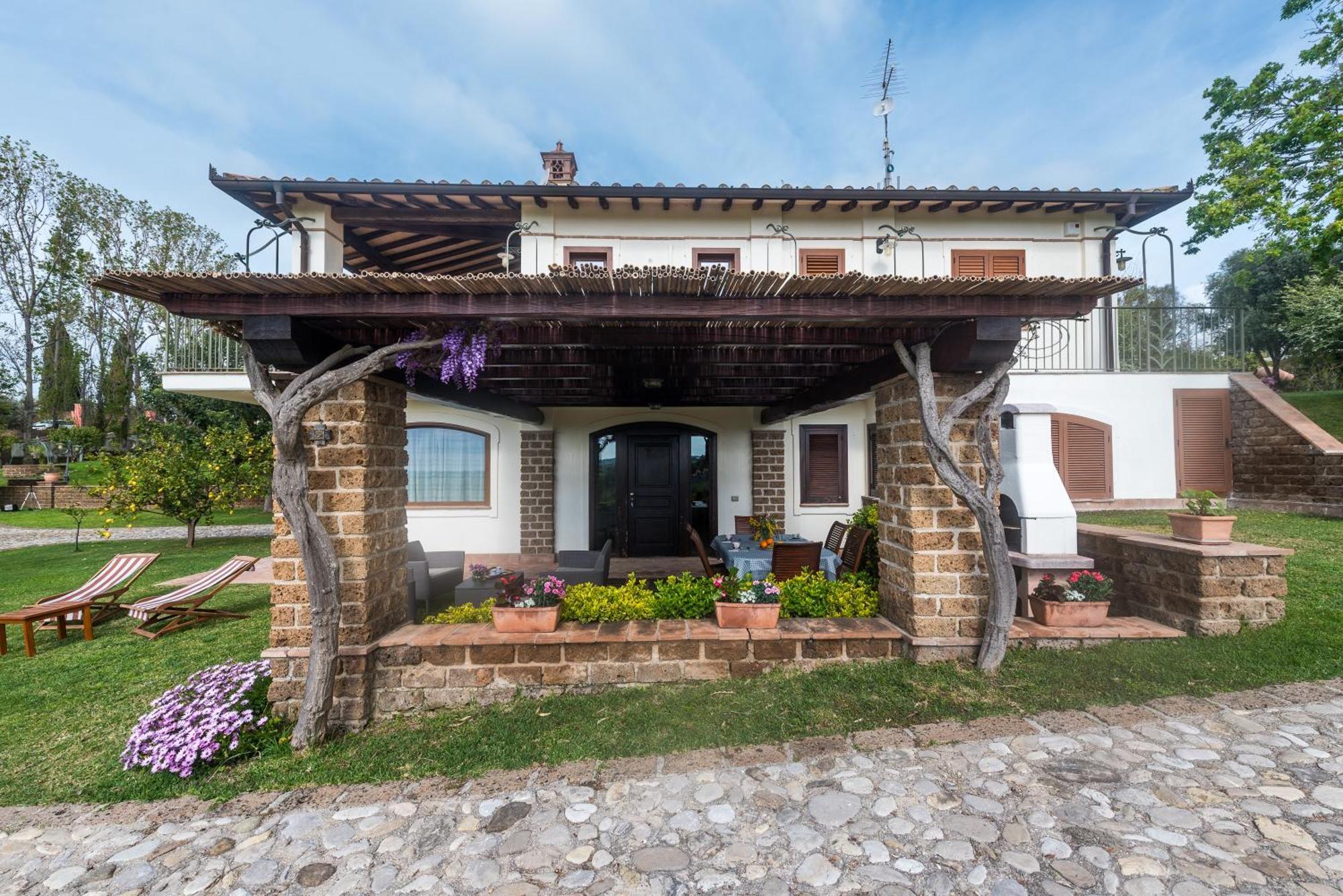 Villa Gli Eucalipti Cerveteri Zimmer foto